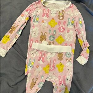 Easter Print Pajama Set